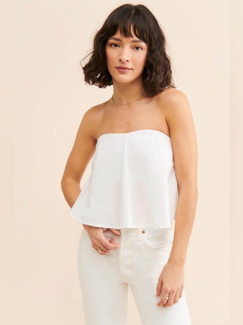 Free People Avery Strapless Top